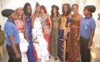 Photo : Sophia Thiam lors de son mariage avec ses copines