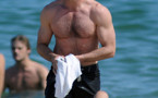 Photo : Hugh Jackman en vacances à Barcelone