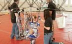 Le vélo-hélicoptère prend son envol