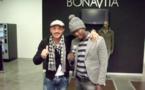 Le sénégalais Samba Keinde patron du label sagne sé et pote des stars internationales fait la pub de la marque (BONA VITA) !!!