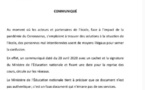 Supposée reprise des cours pour le 04 mai 2020: Le ministère de l’Education nationale annonce une plainte contre l’auteur