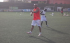 El Hadj Diouf lors d'un match de gala entre la génération 2000 et l'équipe du Radisson Blu