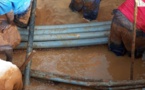 FUITE D'EAU A PETERSEN: Les travaux de réparation en cours