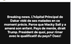 Fake news - Hospitalisation d'un fils du Président : Adama Gaye, distributeur automatique de mensonges