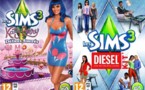 Katy Perry et Diesel s'invitent chez les Sims 3