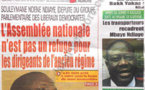 A la Une du Journal Walfadjri du 09 Août