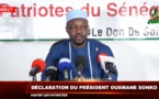 En DIrect - Le président de Pastef, Ousmane Sonko s'adresse aux Sénégalais