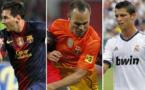 Les trois finalistes pour le titre de meilleur joueur UEFA sont...