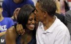 Michelle et Barack Obama, un bisou pour l'Histoire