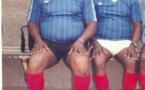 Photo inédite: Baye Peul et Makhouradia Guèye en mode "Footballeur"