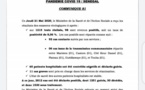 Covid-19: 98 nouvelles contaminations dont 92 cas contacts, 6 cas communautaires, 65 patients guéris et 11 cas graves