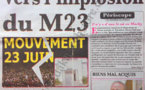 A la Une du Journal L'Office du 25 Août