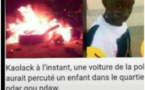 URGENT - Kaolack : un jeune manifestant violemment percuté par le véhicule de police! (Vidéo)