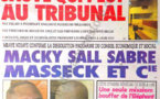 A la Une du Journal L'As du 08 Septembre 