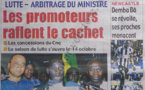 A la Une du Journal Walf Sports du 19 Septembre 