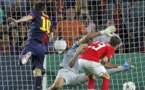 Lionel Messi sait aussi marquer de la tête