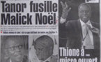 A la une du Journal le Populaire du 22 Sept