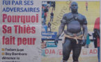 A la une du Journal Walf Sports du 22 Septembre 
