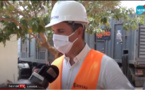 VIDEO - Travaux de réalisation de la ligne haute tension du nouveau site de Kms3, l’hivernage...Silvain Betry de Sen’Eau explique !