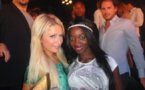 La jet-setteuse Iman de Channel avec Paris Hilton 