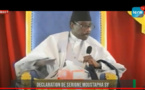 EN DIRECT DE TIVAOUANE: LA DÉCLARATION DE SERIGNE MOUSTAPHA SY (Vidéo)