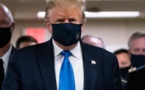 Covid-19 - Donald Trump se "masque" pour la première fois en public