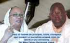 "Seul un homme de principes, noble, courageux peut devenir un journaliste engagé, plein de talent et de conviction" (Mme Fatimé Raymonne Habré)