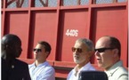 Le prince Albert de Monaco et Jean Claude Mimran en visite à la CSS