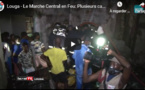 Vidéo / Louga: Le marché central en feu, plusieurs cantines en cendres, la longue lutte des sapeurs-pompiers.contre le feu !