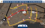 VIDEO - Projet BRT sous section 2 des travaux: Rond Point Case Bi - Lycée des parcelles assainies (Communiqué CETUD)
