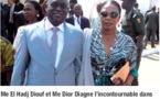 Me El Hadji Diouf et avec l'élégante Me Dior Diagne 