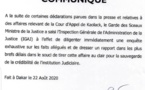 Magistrature/Accusations de corruption : L’Inspection générale de l’administration de la justice saisie, une enquête ouverte