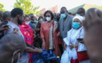 Pikine: La Première dame au chevet des populations victimes des inondations