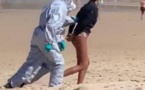 Contaminée par la Covid 19, elle est interpellée sur la plage parce qu’elle ne respecte pas sa quarantaine