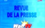Walftv revue de presse du 28 Novembre