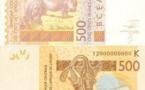 Le nouveau billet de 500 francs CFA est mis en circulation 