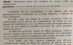DES AFFAIRES CIVILES OU COMMERCIALES DEVANT LA POLICE ET LA GENDARMERIE: Le Pg tape sur la table