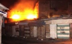 Incendie au marché Zinc de Pikine: 3 cantines calcinées