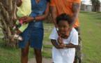 El Hadj Diouf et sa famille en vacances