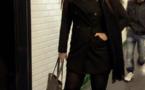 Johanna Barry en shopping dans les rues de Paris