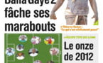 A la Une du Journal Tout Le Sport du vendredi 28 décembre 2012