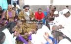 Abdourahmane Fall Tilala chez Thione Seck le jour du baptême de la fille de Wally et de Sokhna Aïdara
