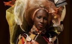Fatou Joe Ndiaye dans une tenue de Mame Fa Gueye Bâ