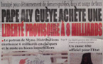 A la Une du Journal Le Quotidien du mardi 15 janvier 2013