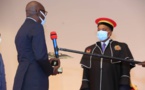 Culture: Abdoulaye_Diop, le ministre de la Culture, remet une distinction au président Denis Sassou Nguesso
