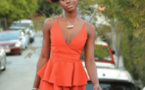 Diarra Sylla, dans une robe très sexy, redessine les rues de Californie (Photos)