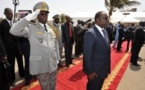 ARMEE : CEREMONIE DE REMISE DE DRAPEAU AUX JAAMBARS EN PARTANCE  POUR LE MALI : Le président Macky Sall à la base militaire de Ouakam