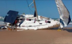 Un voilier échoue sur une plage à Guédiawaye: La police ouvre une enquête