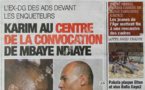 A la Une du Journal Direct Info du lundi 11 février 2013