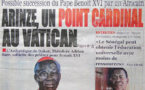 A la Une du Journal Le Quotidien du mardi 12 février 2013